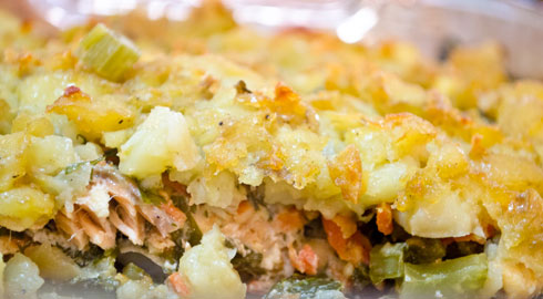 Πίτα με ψάρι (fish pie)