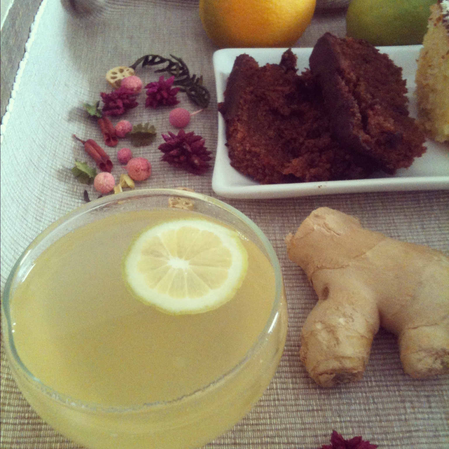 Τσάι με τζίντζερ (ginger)
